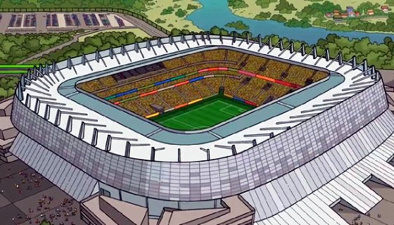Homer Simpson, vira árbitro da Copa do Mundo no Brasil Homer Simpson, vira árbitro da Copa do Mundo no Brasil