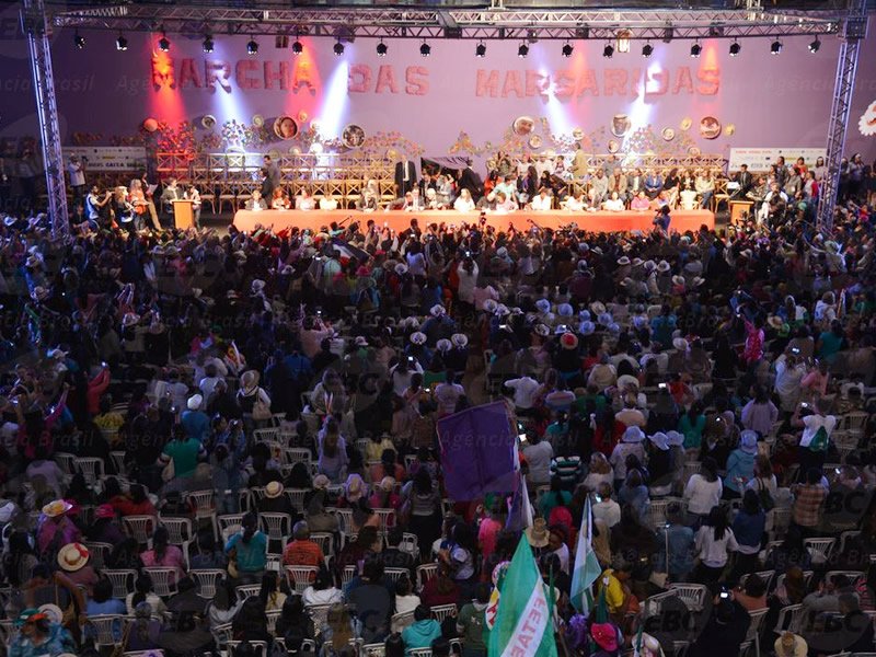 Abertura da Marcha nas Margaridas na terça (11), em Brasília (Fabio Rodrigues-Pozzebom/Agência Brasil) Abertura da Marcha nas Margaridas na terça (11), em Brasília (Fabio Rodrigues-Pozzebom/Agência Brasil)