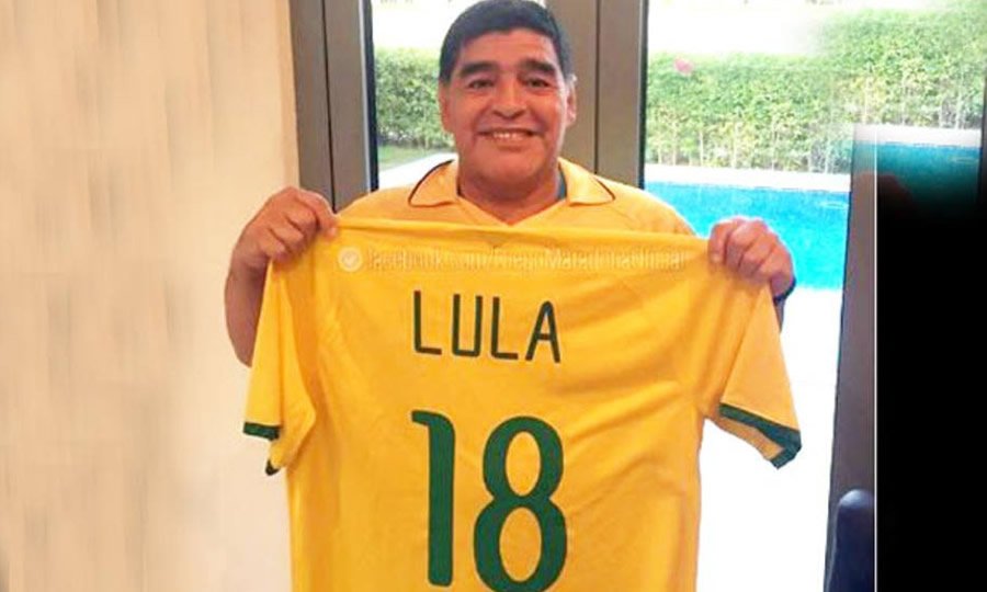 Maradona foi figura de destaque na campanha do presidente venezuelano Nicolás Maduro Maradona foi figura de destaque na campanha do presidente venezuelano Nicolás Maduro