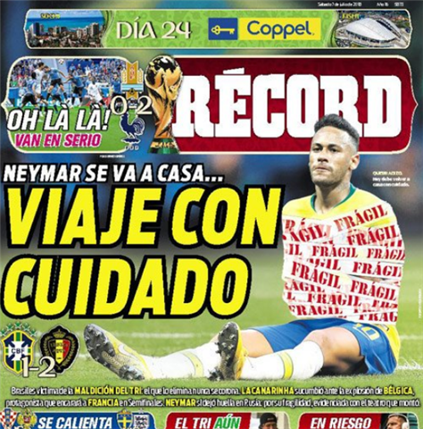 Piada internacional: imprensa entra na onda do #NeymarChallenge Piada internacional: imprensa entra na onda do #NeymarChallenge